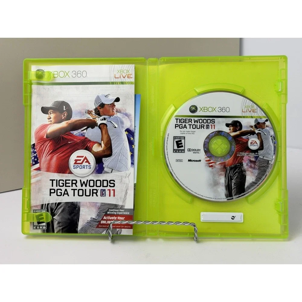 Tiger Woods PGA Tour 11 (Microsoft Xbox 360, 2010) Complete Tested